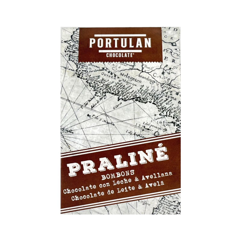 Bombons Praliné de Chocolate e Avelã Portulan 100gr